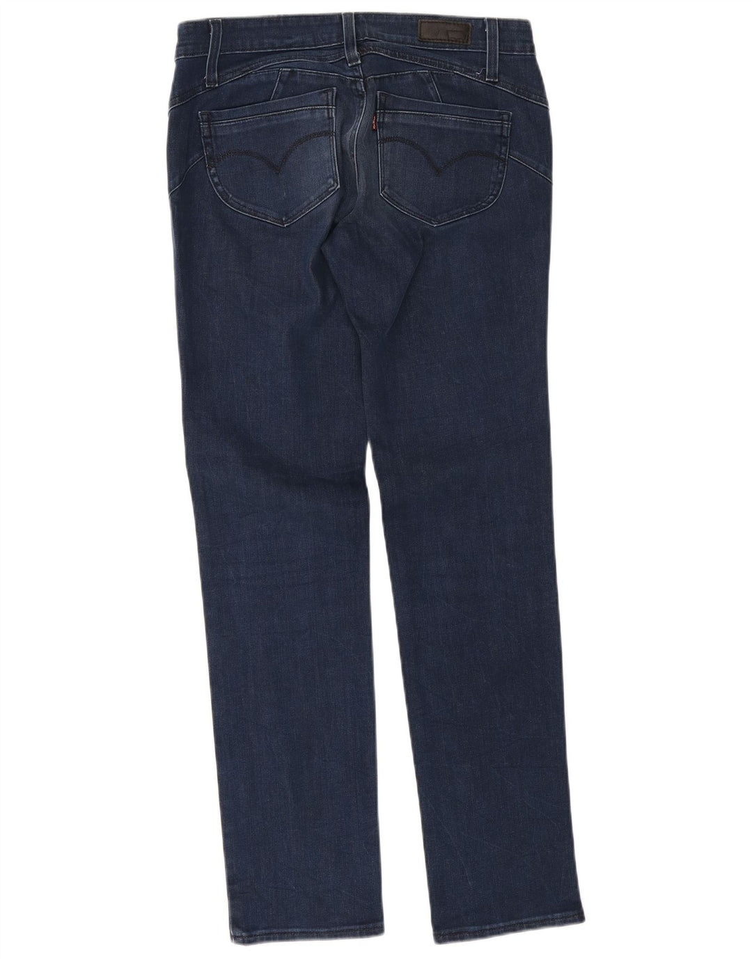 Levi's Lige jeans med lav talje til kvinder W29 L32 blå bomuld