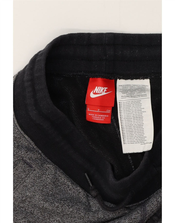 NIKE Sportshorts til mænd, små grå flækkede bomuld