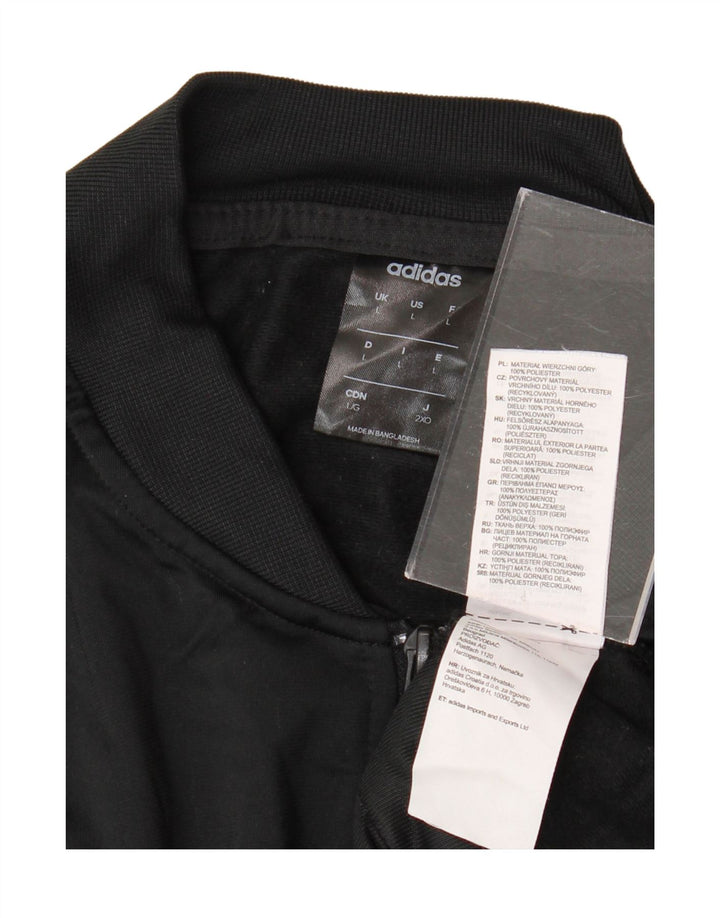 ADIDAS Træningsdragt til mænd, topjakke, stor sort polyester