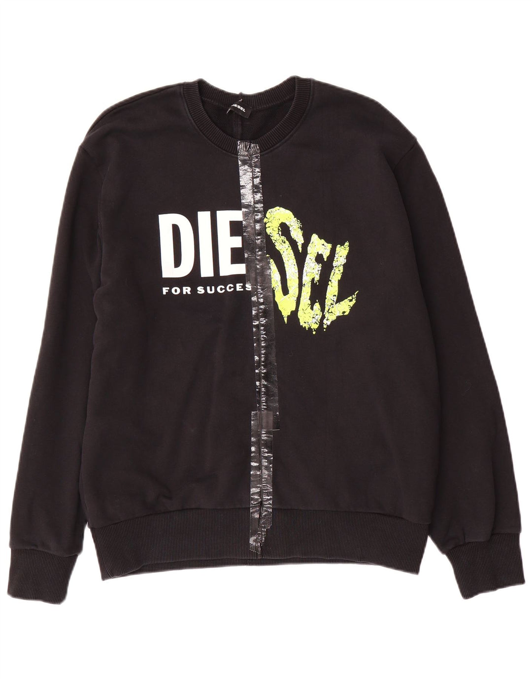 Diesel Boys Grafisk Sweatshirt Jumper 15-16 år Sort Bomuld