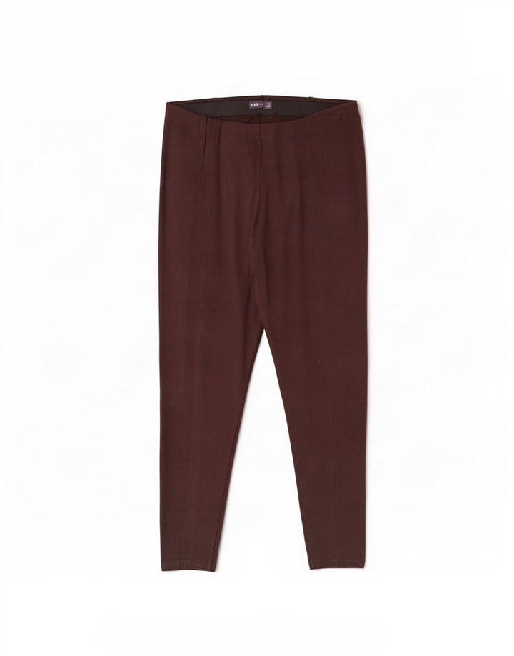 Marks & Spencer Womens Leggings UK 18 XL Brun Polyester