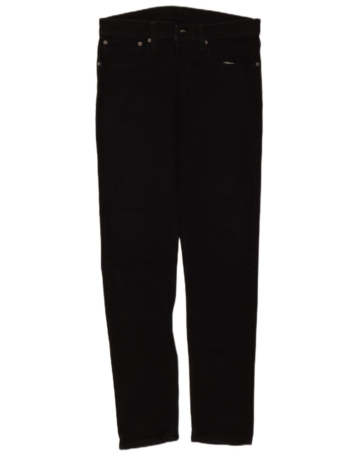 Levi's Herre 512 Slim Tapered Jeans W32 L32 Sort Bomuld