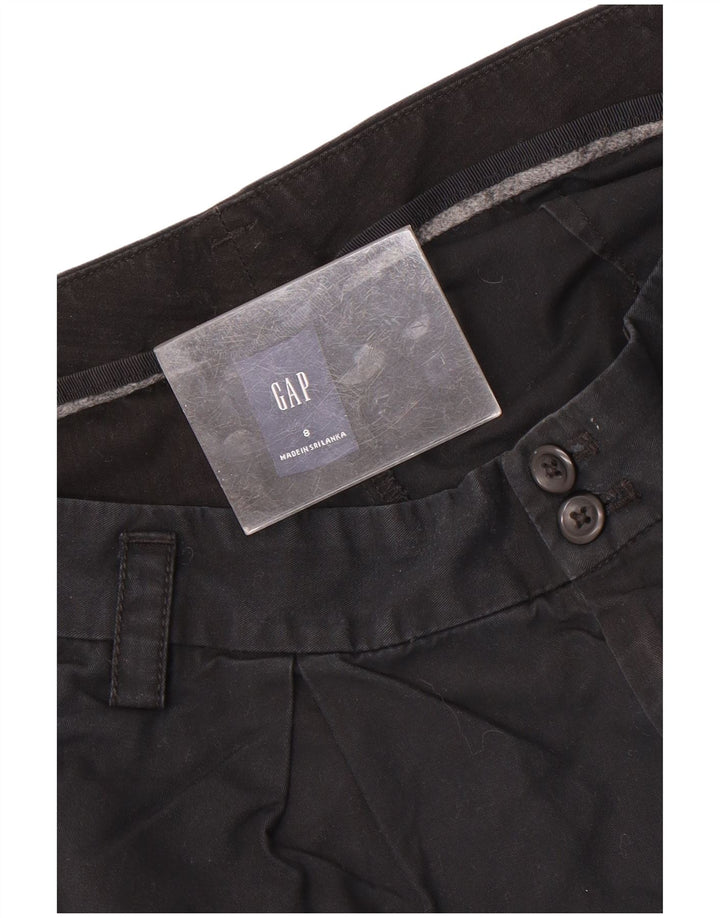 Gap Dame Chino Shorts UK 12 Medium W32 Sort Bomuld
