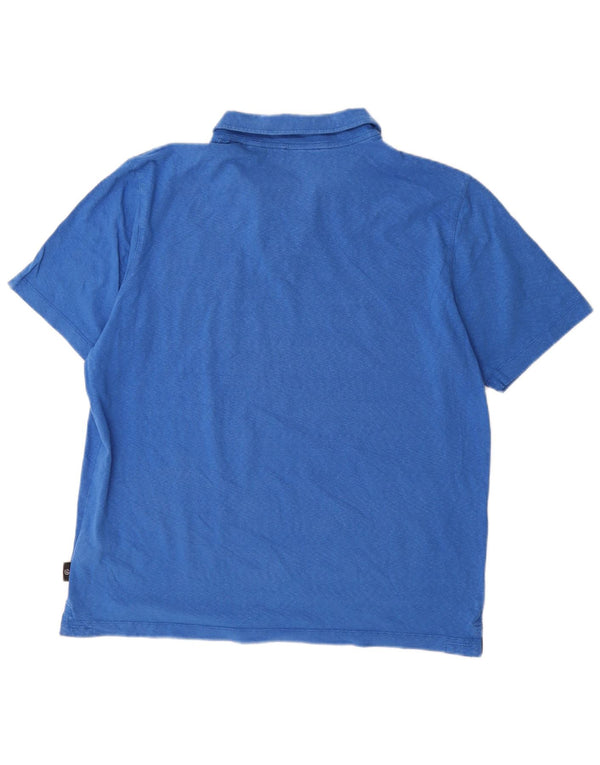 Ted Baker herre poloskjorte str. 4 Large Blue Cotton