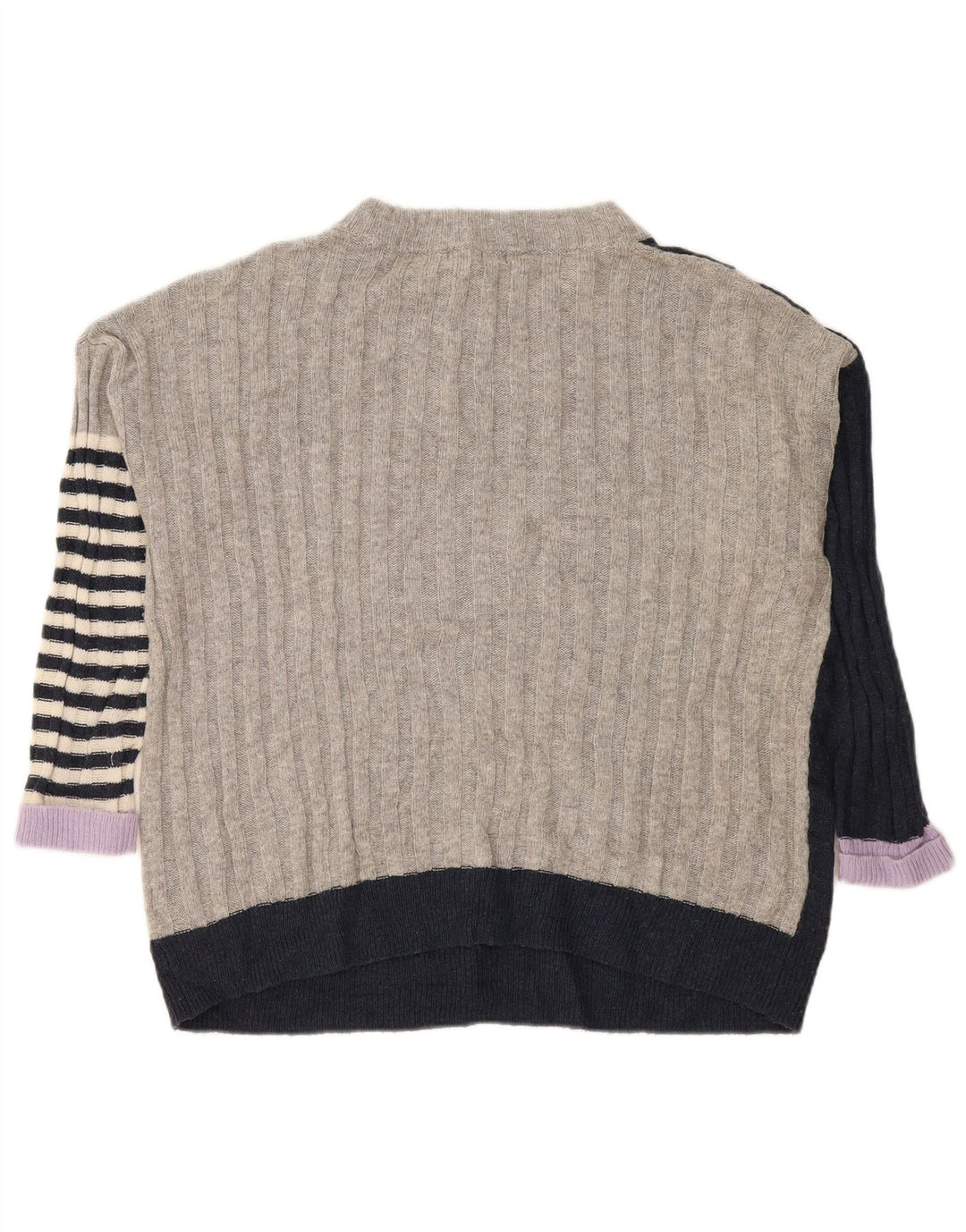 Marks & Spencer Dame Boat Neck Jumper Sweater UK 16 Large Grey