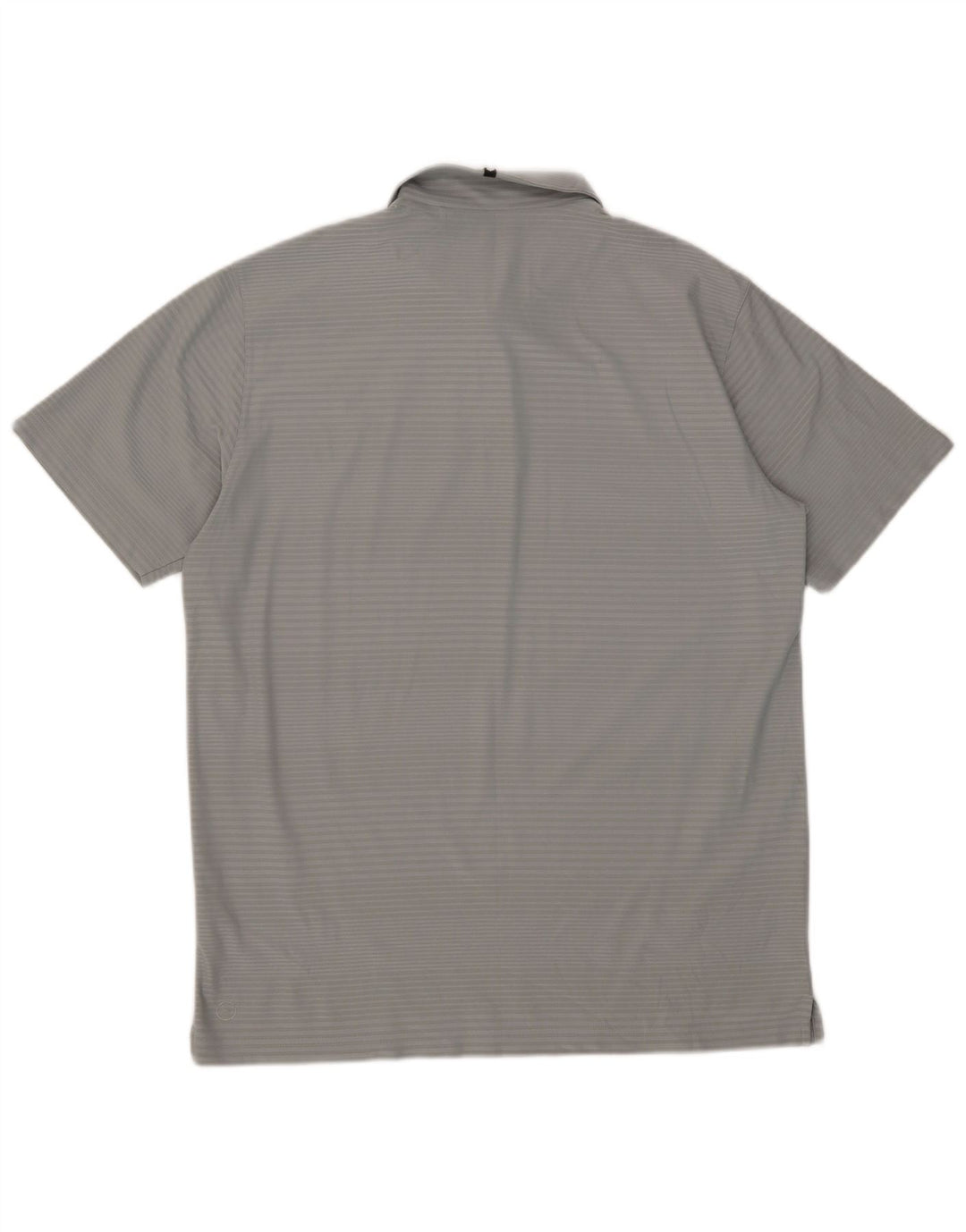 Puma herre poloshirt XL grå nålestribet polyester