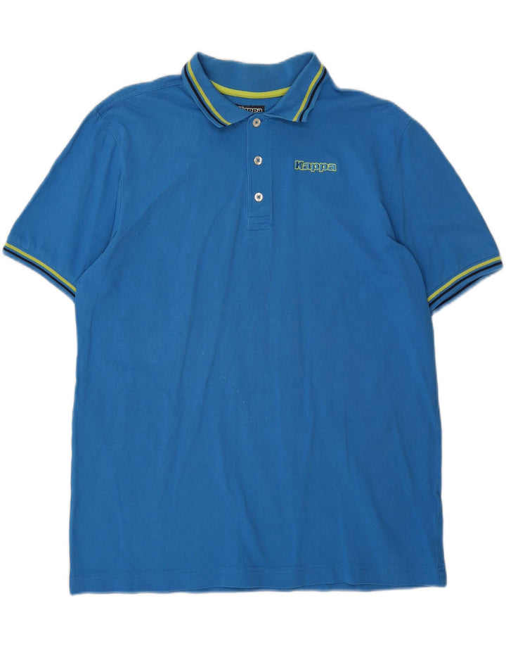 KAPPA Mens Polo Shirt XL Blue Vintage Kappa and Second-Hand Kappa from Messina Hembry 
