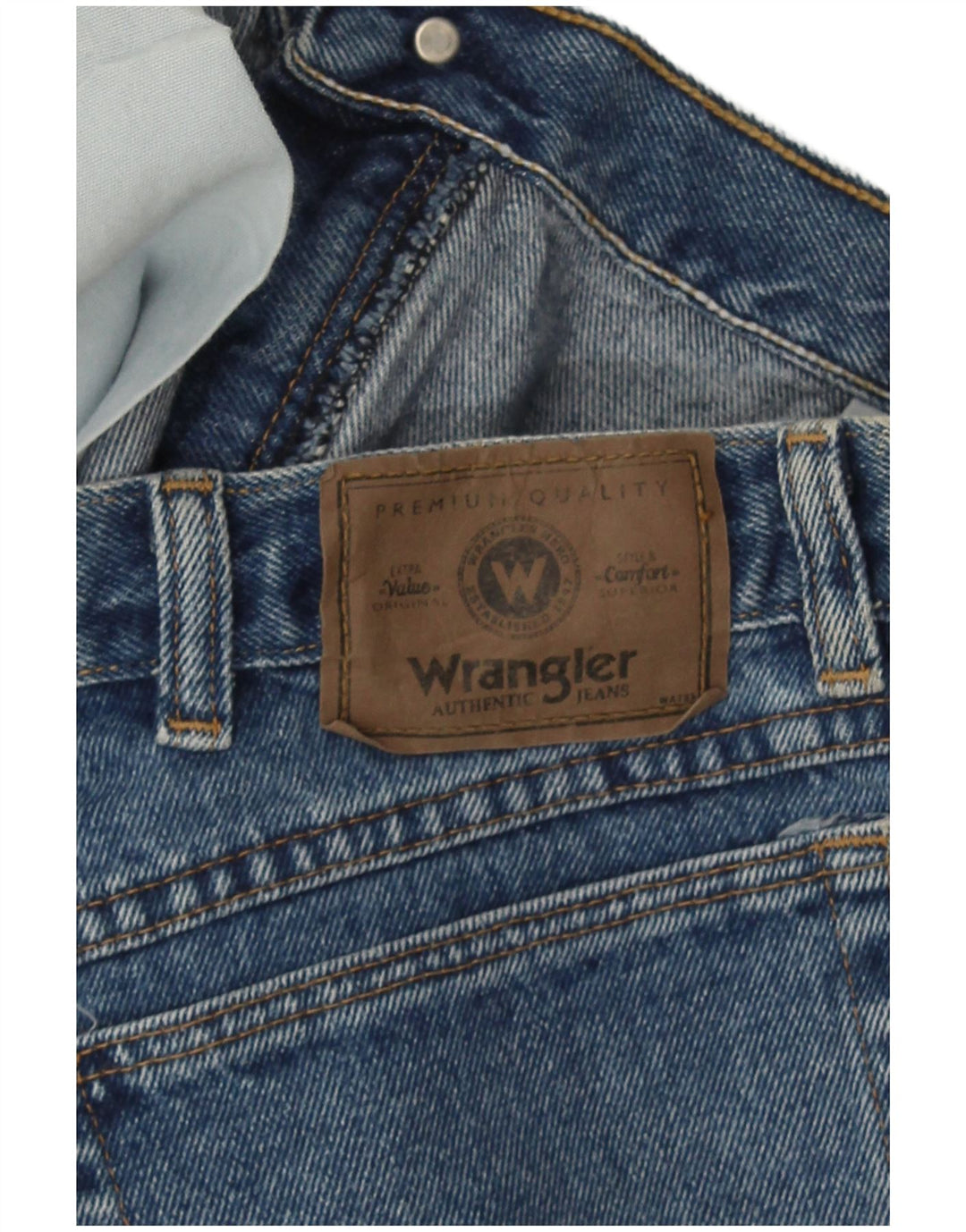 Wrangler Denim Shorts til mænd W28 Medium Blue