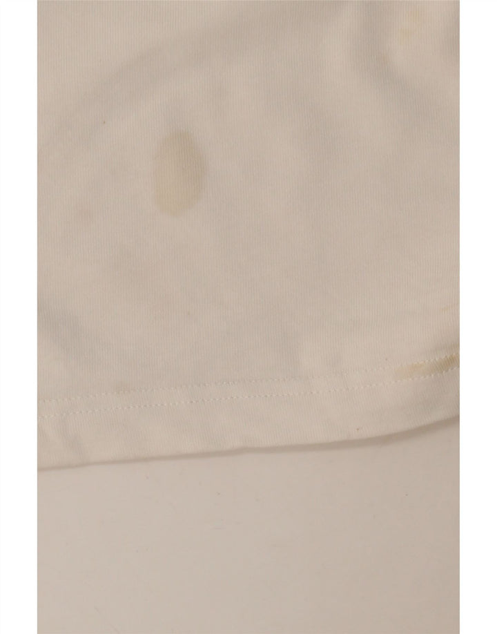 ADIDAS Herre Adventure Grafisk T-Shirt Top XL Hvid Bomuld