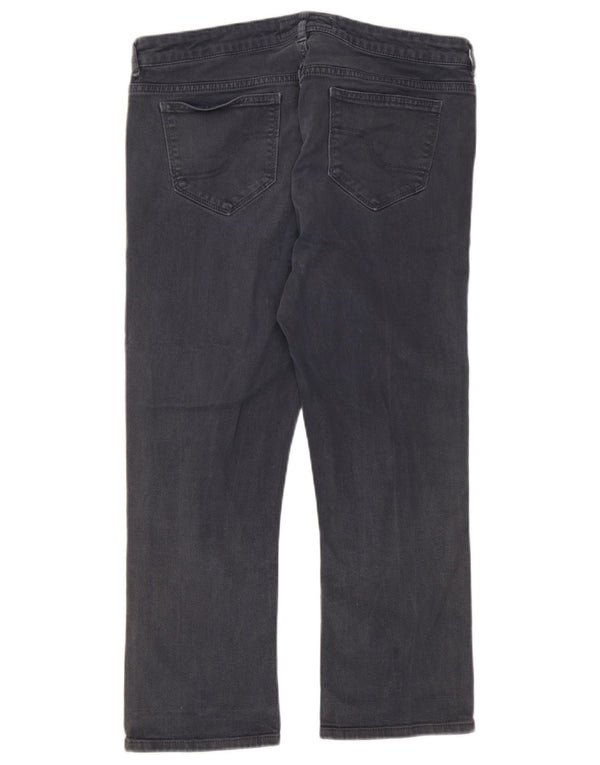 Fat Face Dame Cropped Jeans UK 12 Medium W32 L22 Grå Bomuld