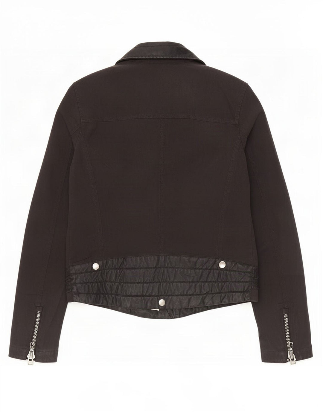 Colmar Dame Biker Jacket IT 42 Lille Sort Nylon