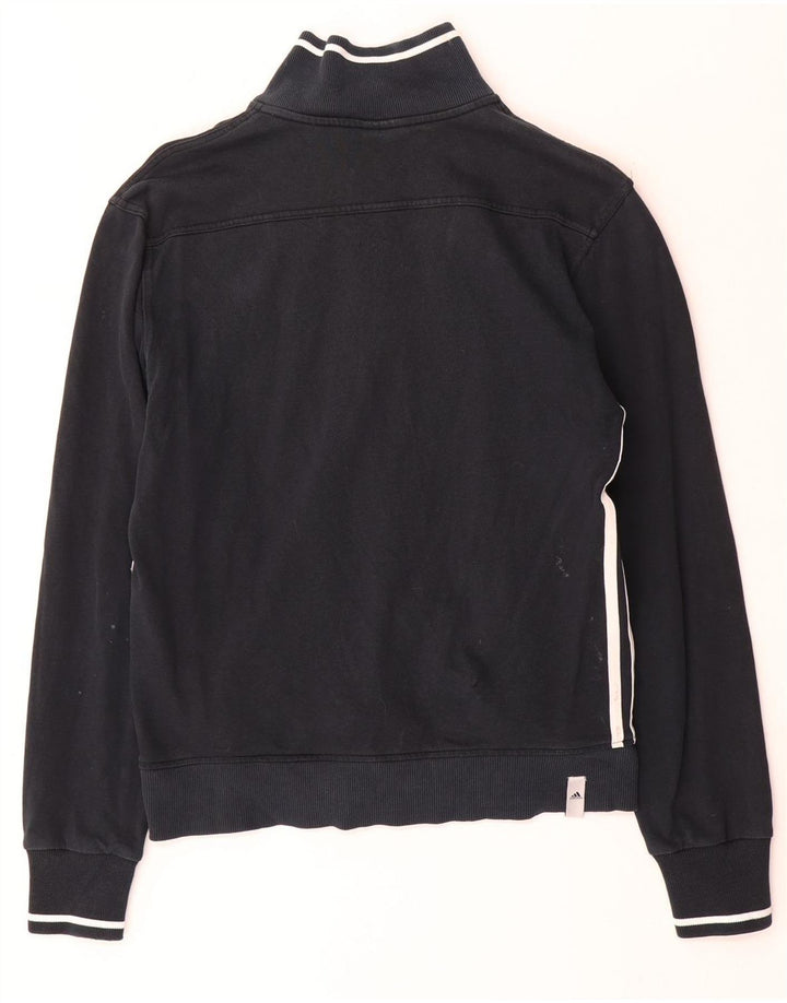 Adidas Træningsdragt til mænd Topjakke UK 38/40 Medium Sort Bomuld