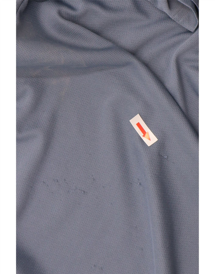 Adidas Aeroready Polo Shirt til mænd, stor blå polyester