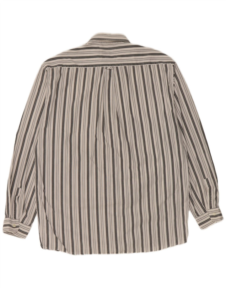 Vintage herreskjorte stor hvid stribet