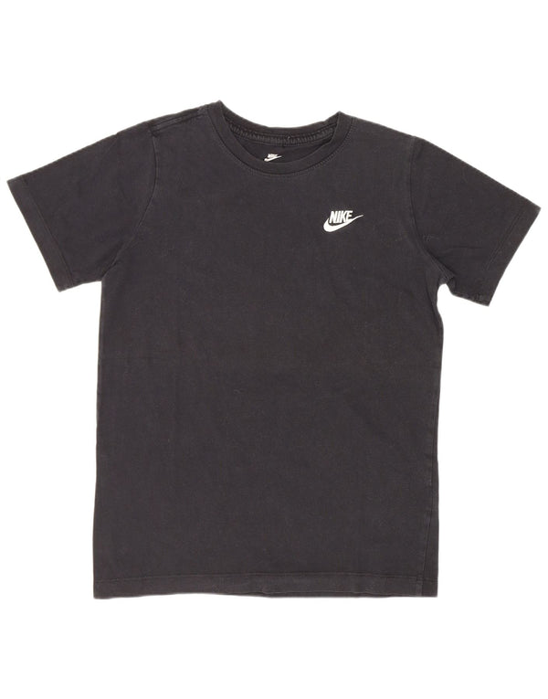 Nike Boys T-Shirt Top 12-13 år Stor sort bomuld