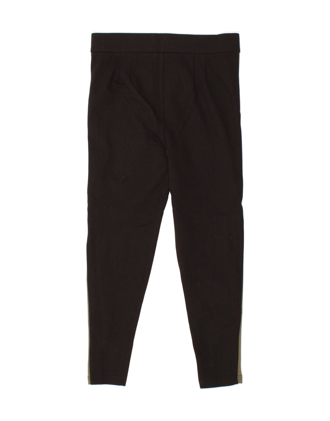 KANGOL Womens Leggings UK 12 Medium  Black Striped Vintage Kangol and Second-Hand Kangol from Messina Hembry 