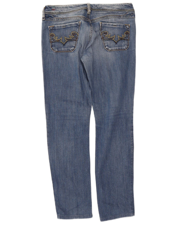 Diesel Dame Lowky Slim Straight Jeans W29 L28 Blå Bomuld