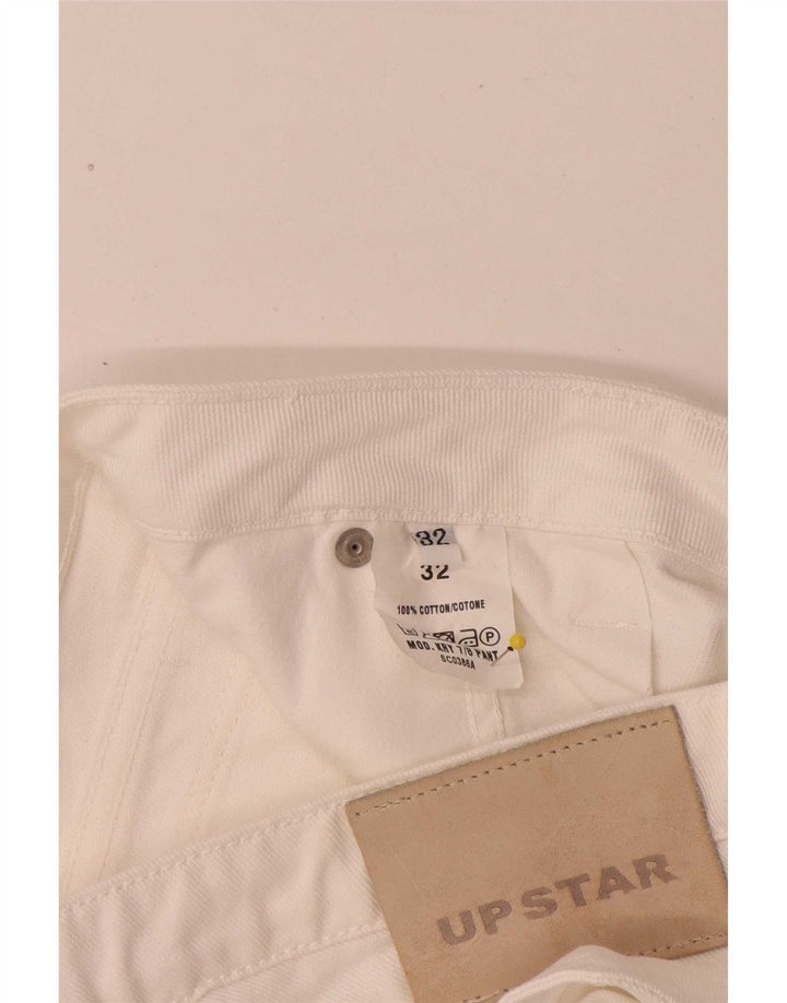 Upstar lige jeans til kvinder W32 L27 hvid bomuld