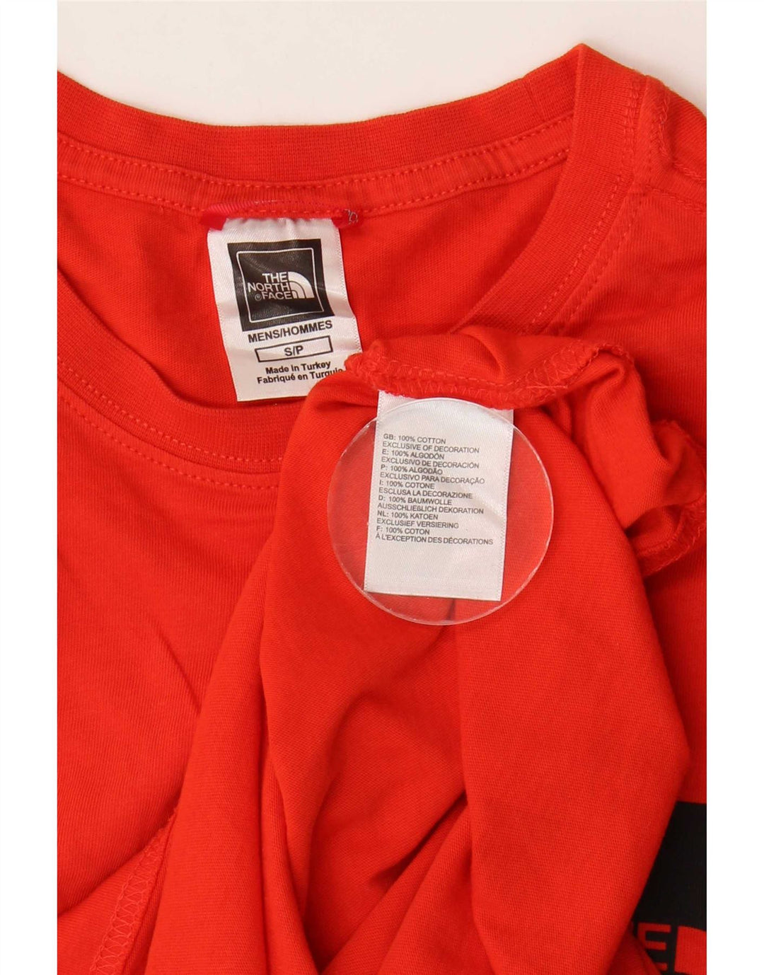 The North Face Herre T-Shirt Top Lille Rød Bomuld