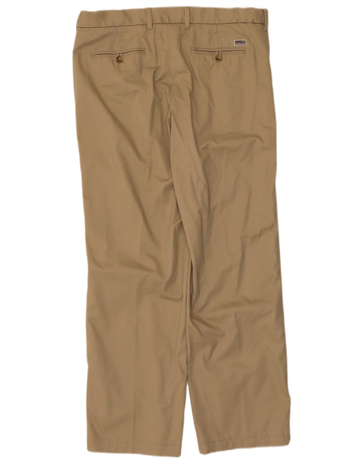 Marks & Spencer Herre Blue Harbor Pegged Chino Bukser W36 L31 Beige