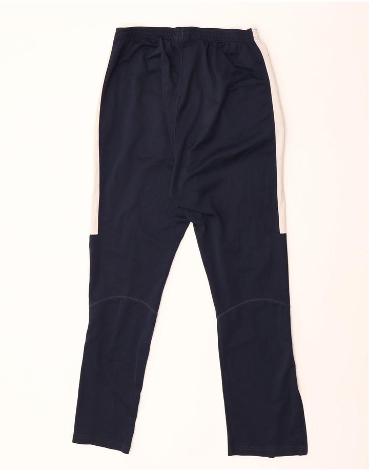 Nike Herre Dri Fit træningsdragt Bukser Large Navy Blue Colourblock Polyester