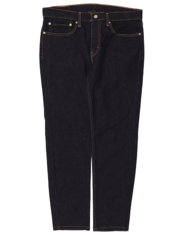 Levi's Herre 511 Slim Jeans W34 L29 Marineblå Bomuld