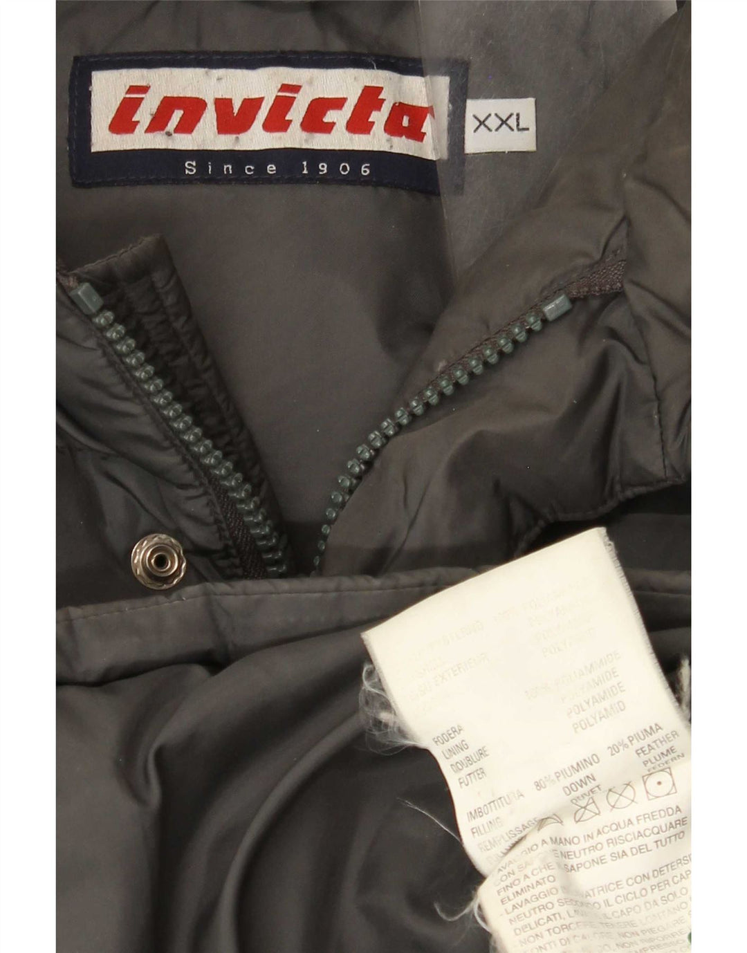Invicta Polstret Herrejakke UK 44 2XL Grå Polyamid