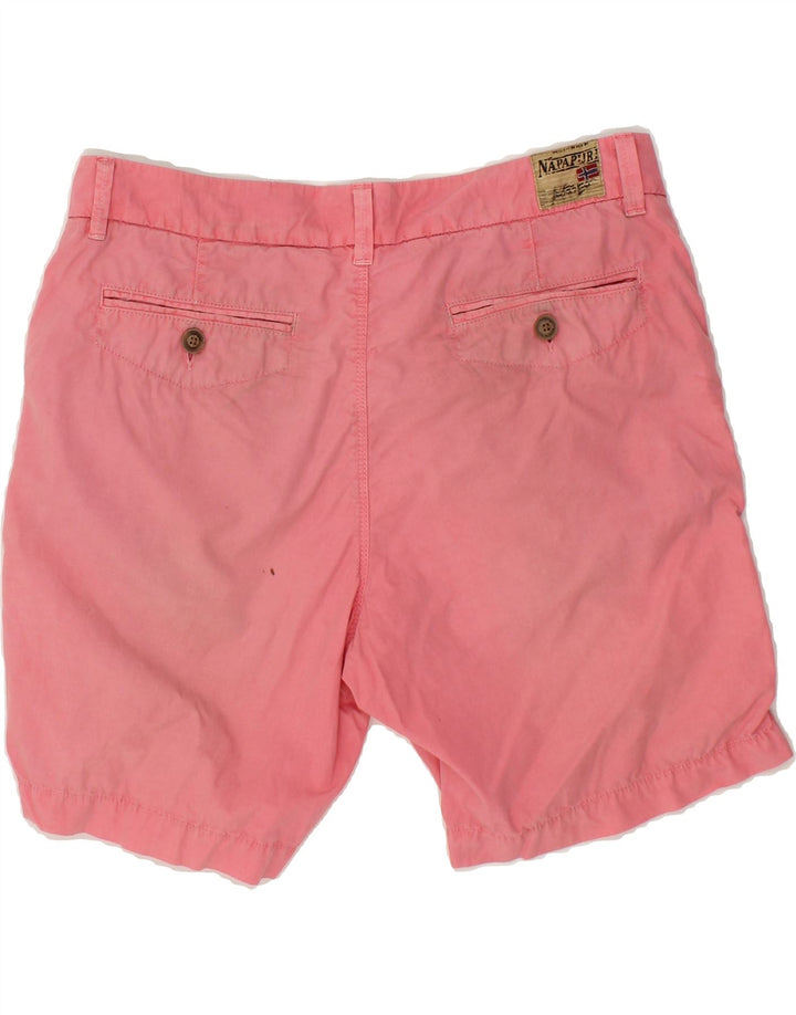 NAPAPIJRI Womens Chino Shorts W34 Large Pink Vintage Napapijri and Second-Hand Napapijri from Messina Hembry 