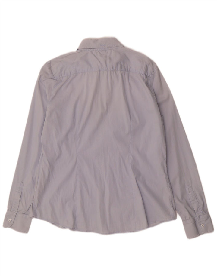 CARRERA Womens Shirt UK 16 Large Blue Cotton