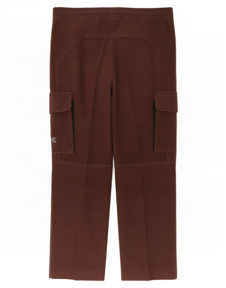 Diadora herre velour træningsdragt bukser XL brun polyester
