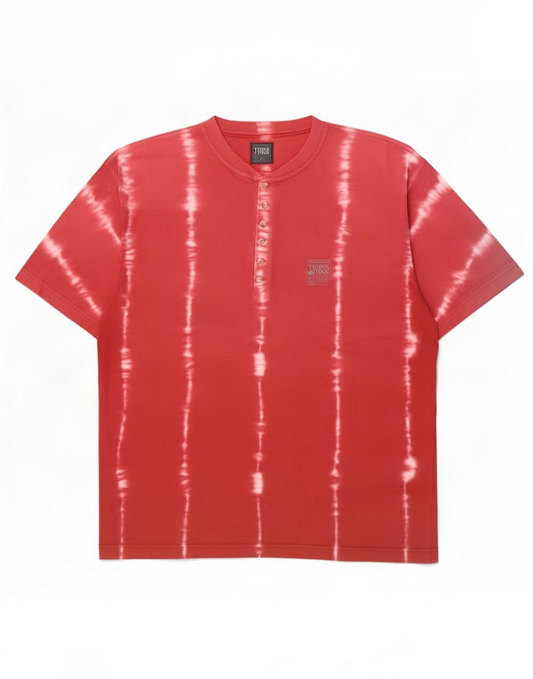 Tænk Pink Herre T-Shirt Top XL Tie Dye
