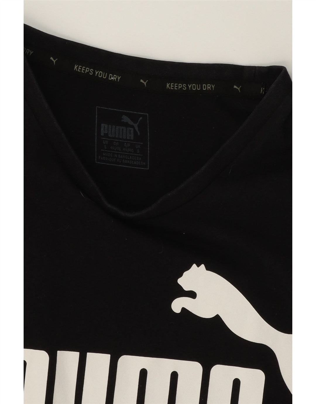 PUMA Mens Graphic Vest Top Small Black Cotton Vintage Puma and Second-Hand Puma from Messina Hembry 