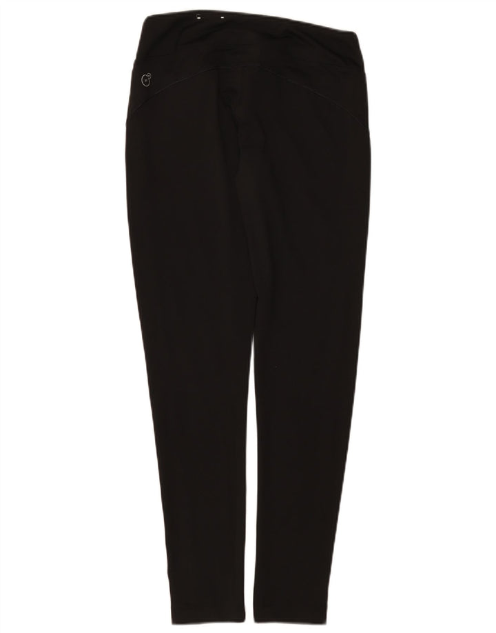 Puma Womens Leggings UK 10 Small Black Polyester