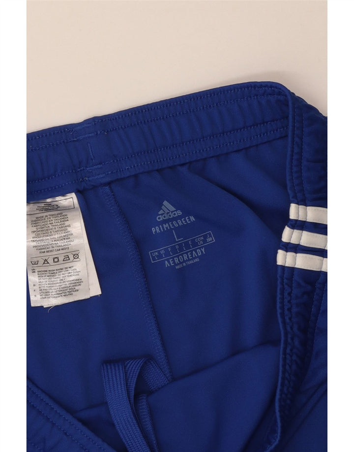 Adidas Aeroready Sportsshorts til mænd store blå polyester