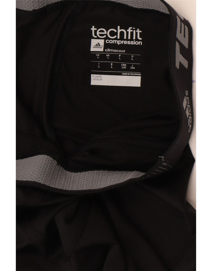 Adidas Herre Climacool Leggings Large Sort Polyester