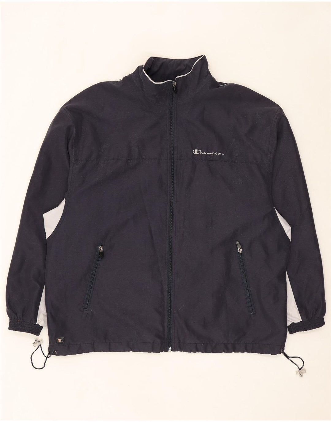 Champion Herre træningsdragt Topjakke Stor marineblå Colourblock Polyester