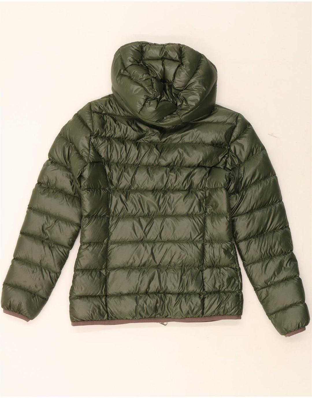 CAPE HORN Womens Hooded Padded Jacket IT 42 Medium Green Nylon Vintage Cape Horn and Second-Hand Cape Horn from Messina Hembry 