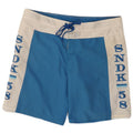 Sundek Herre grafiske svømmeshorts XL Blå Colourblock Polyester