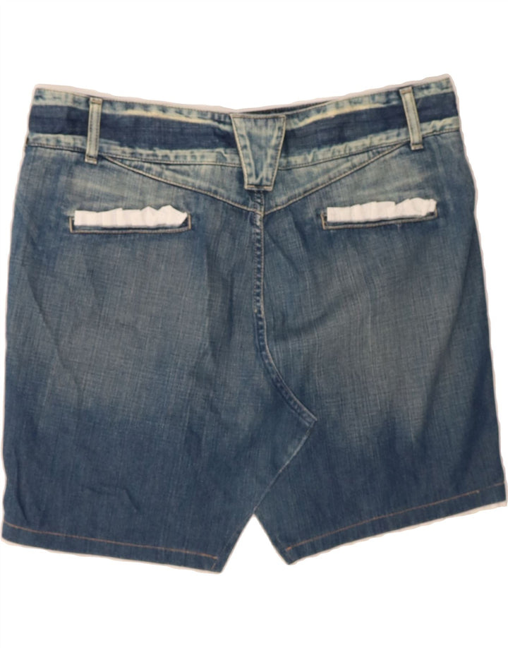 BENETTON Womens Denim Shorts EU 48 2XL W38 Blue Cotton Vintage Benetton and Second-Hand Benetton from Messina Hembry 