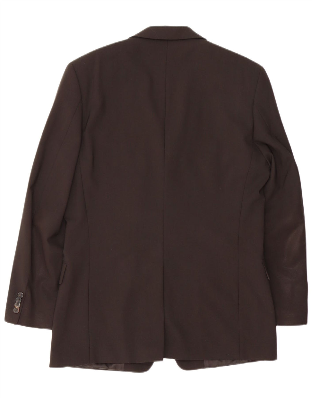 Hugo Boss Herre 3-knaps blazerjakke IT 46 Small Black Virgin Wool