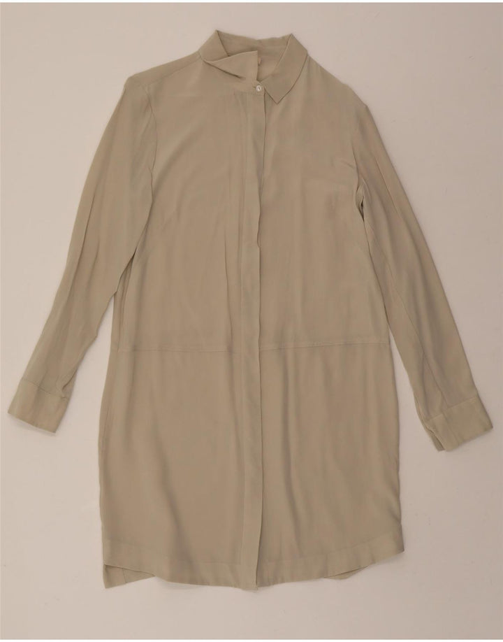 FALCONERI Womens Shirt Dress UK 12 Medium Beige Vintage Falconeri and Second-Hand Falconeri from Messina Hembry 