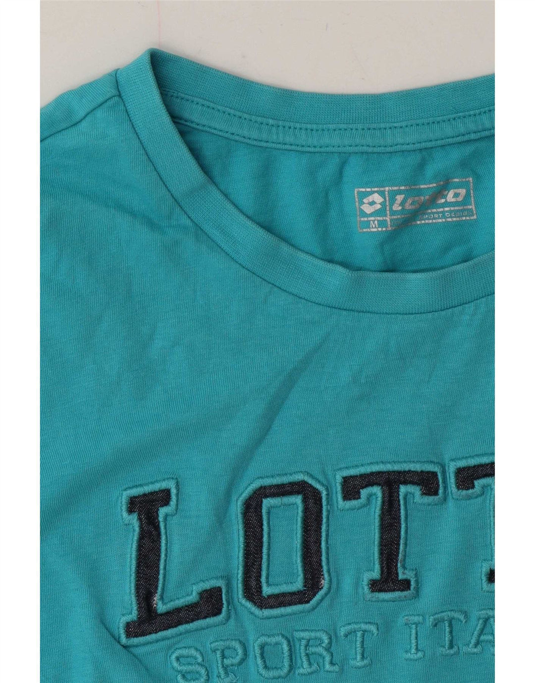 Lotto Dame Grafisk T-Shirt Top UK 14 Medium Blue