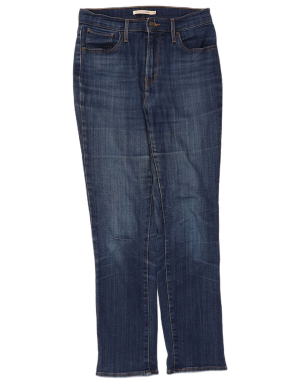 Levi's Dame 724 Højtaljede lige jeans W29 L30 Blå Bomuld