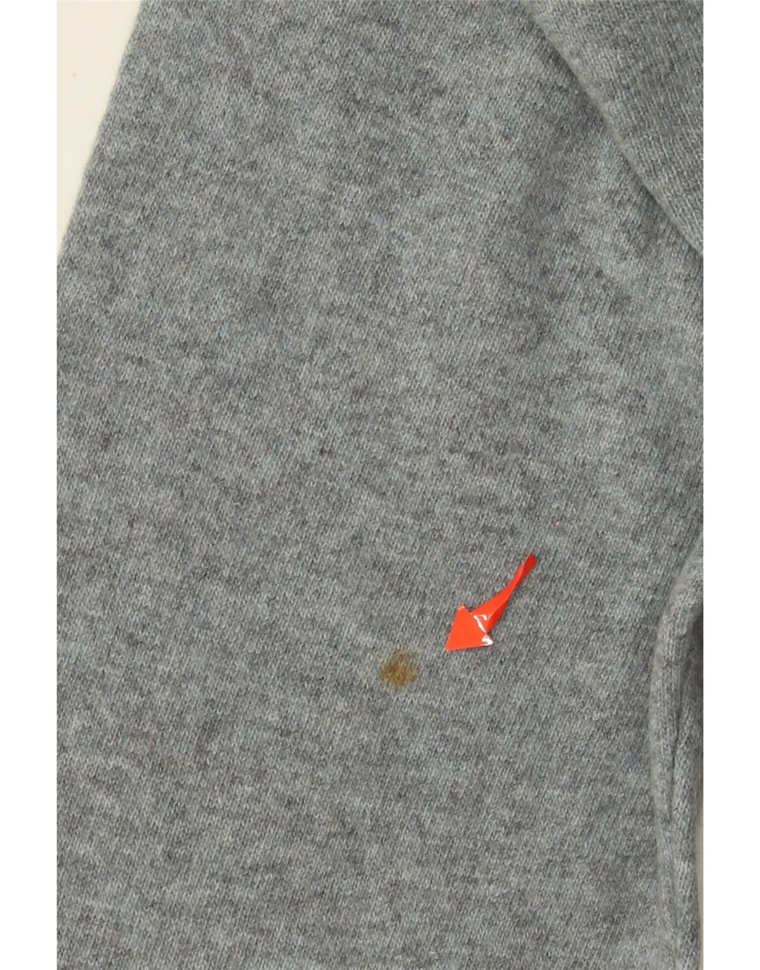 BENETTON Herre Rullehalstrøje Stor Grå Argyle/Diamond Wool