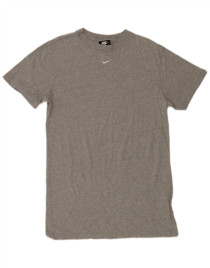 Nike T-shirt top XS grå bomuld til mænd