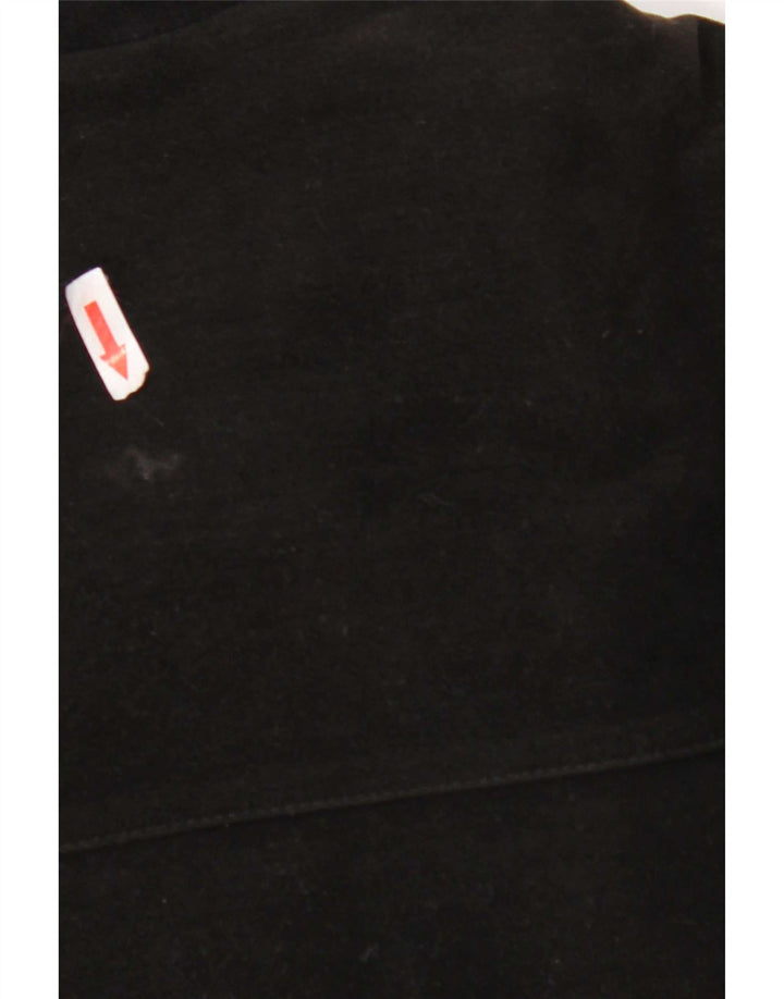 Marks & Spencer Herre Bomber Jacket UK 40 Large Black Cotton