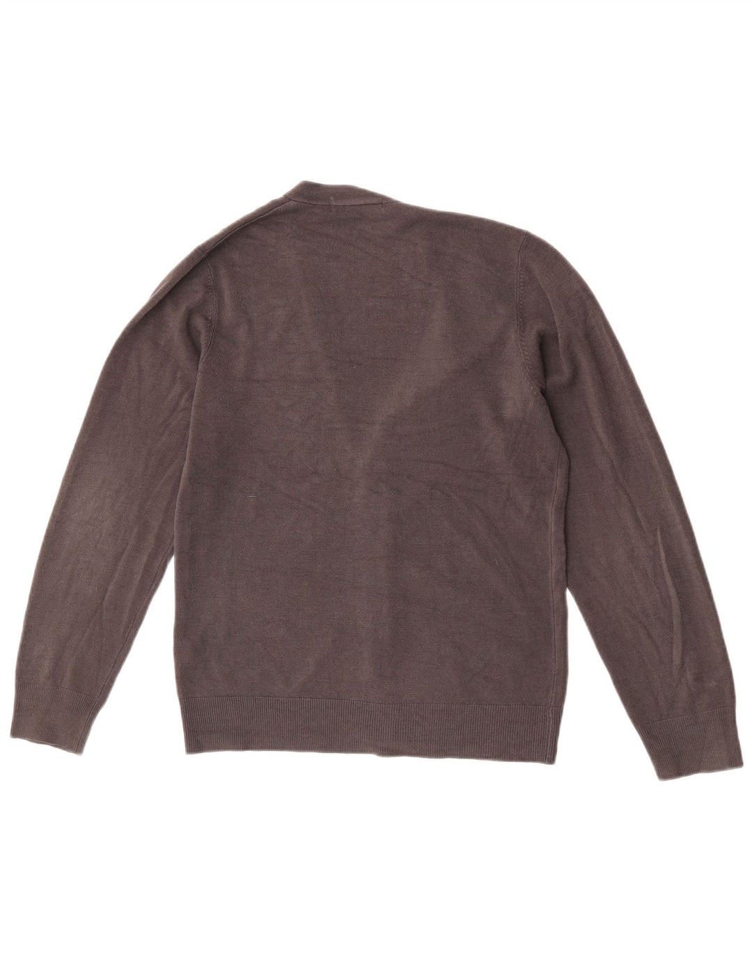 Marks & Spencer Herre Cardigan Sweater Lille Grå Akryl