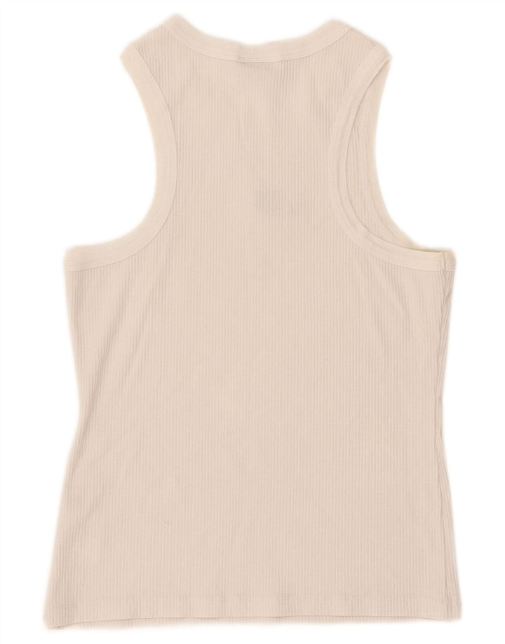 Nike Damevest Top UK 12 Medium White Bomuld