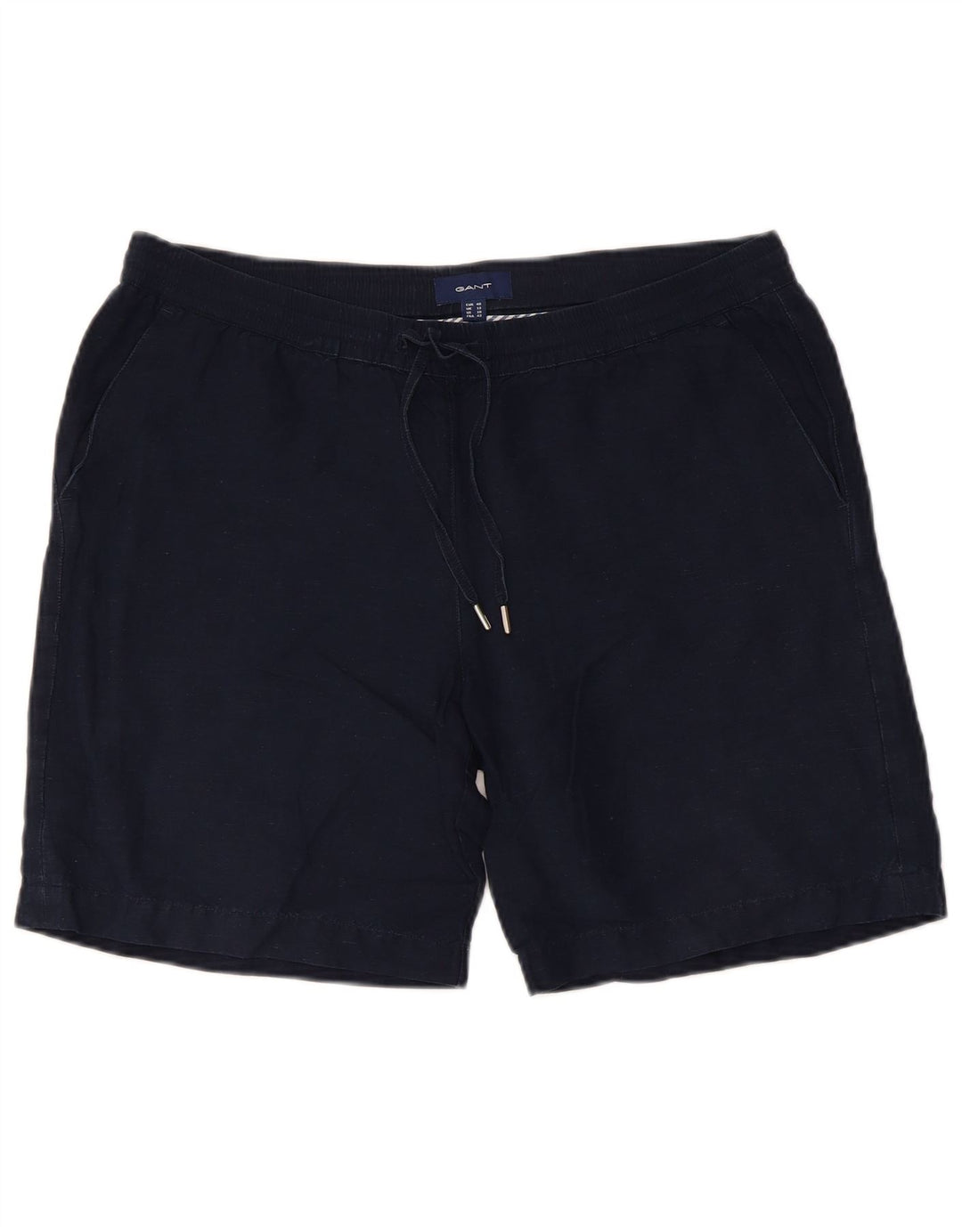 Gant Chino Shorts til kvinder UK 12 Medium W34 Navy Blue Linen