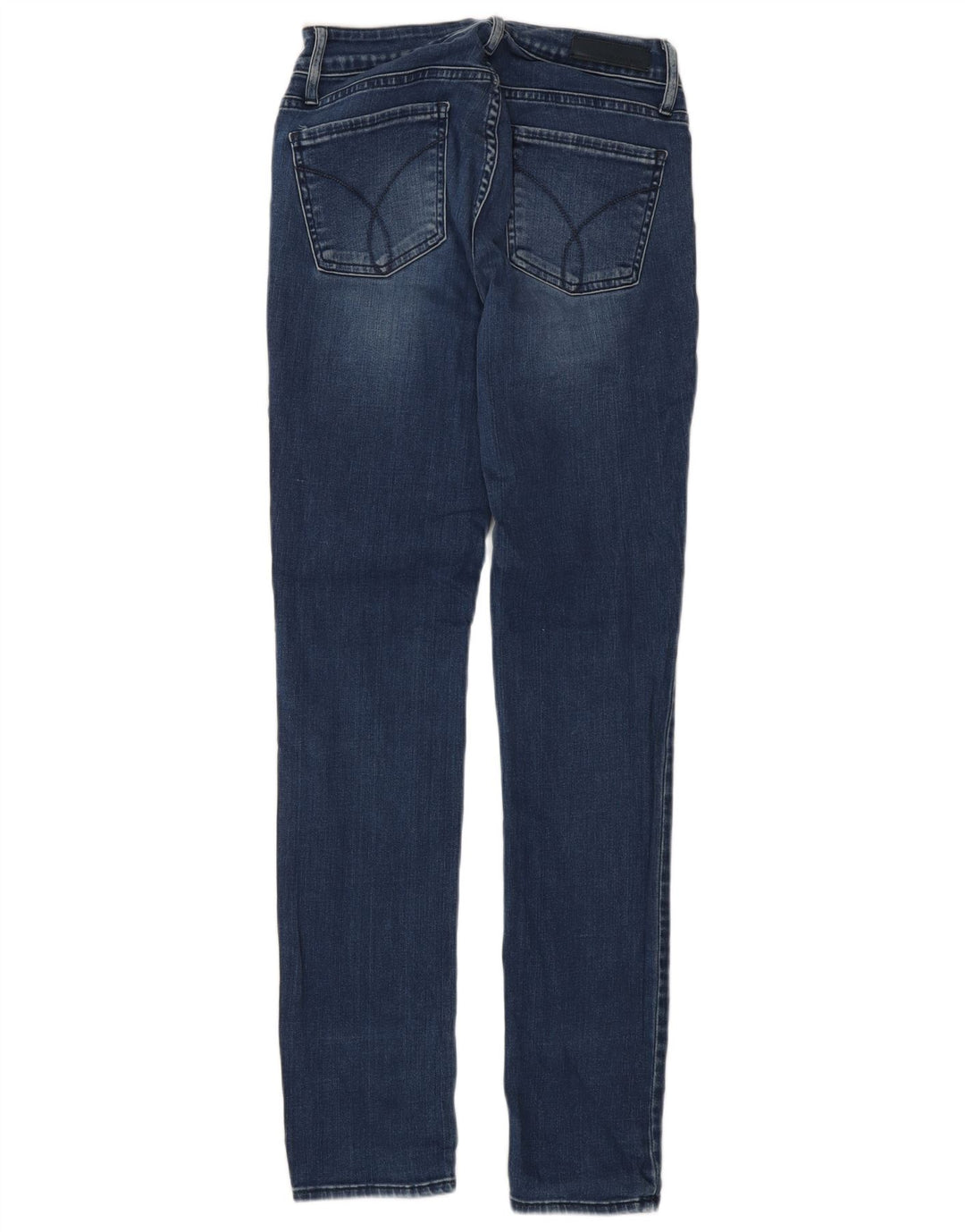 Calvin Klein Dame Ultimate Skinny Jeans W27 L32 Blå Bomuld